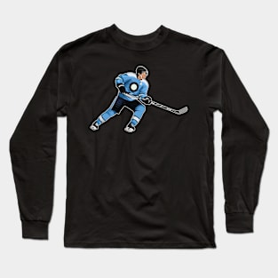 Evgeni Malkin Skates Blue Long Sleeve T-Shirt